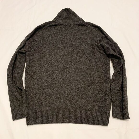 Pronto Uomo XL Men's 100% Wool Collared Sweater Grey - Picture 2 of 6